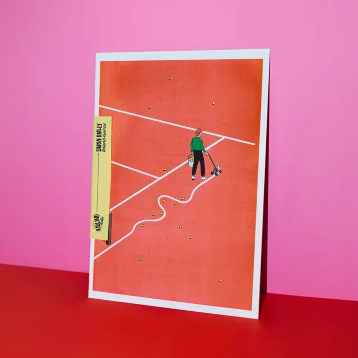 Affiche A3 Simon Bailly - Roland-Garros