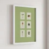 Affiche A3 Sips & Snacks - Green
