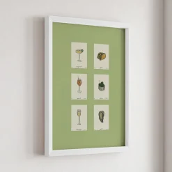 Affiche A3 Sips & Snacks - Green