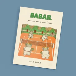 Affiche Babar Babar joue au tennis avec Céleste