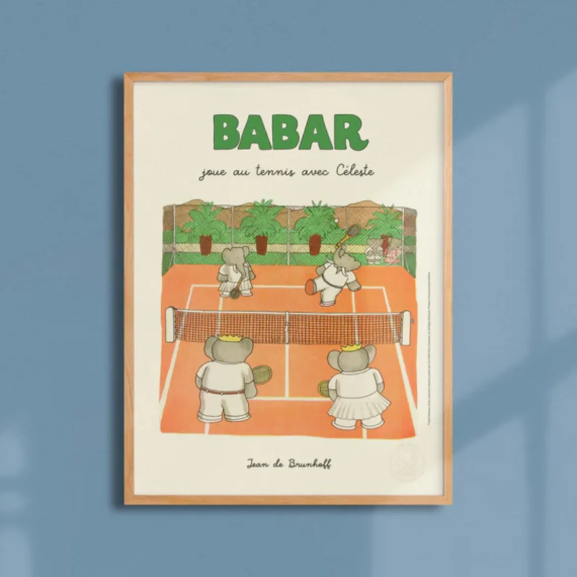 Affiche Babar Babar joue au tennis avec Céleste