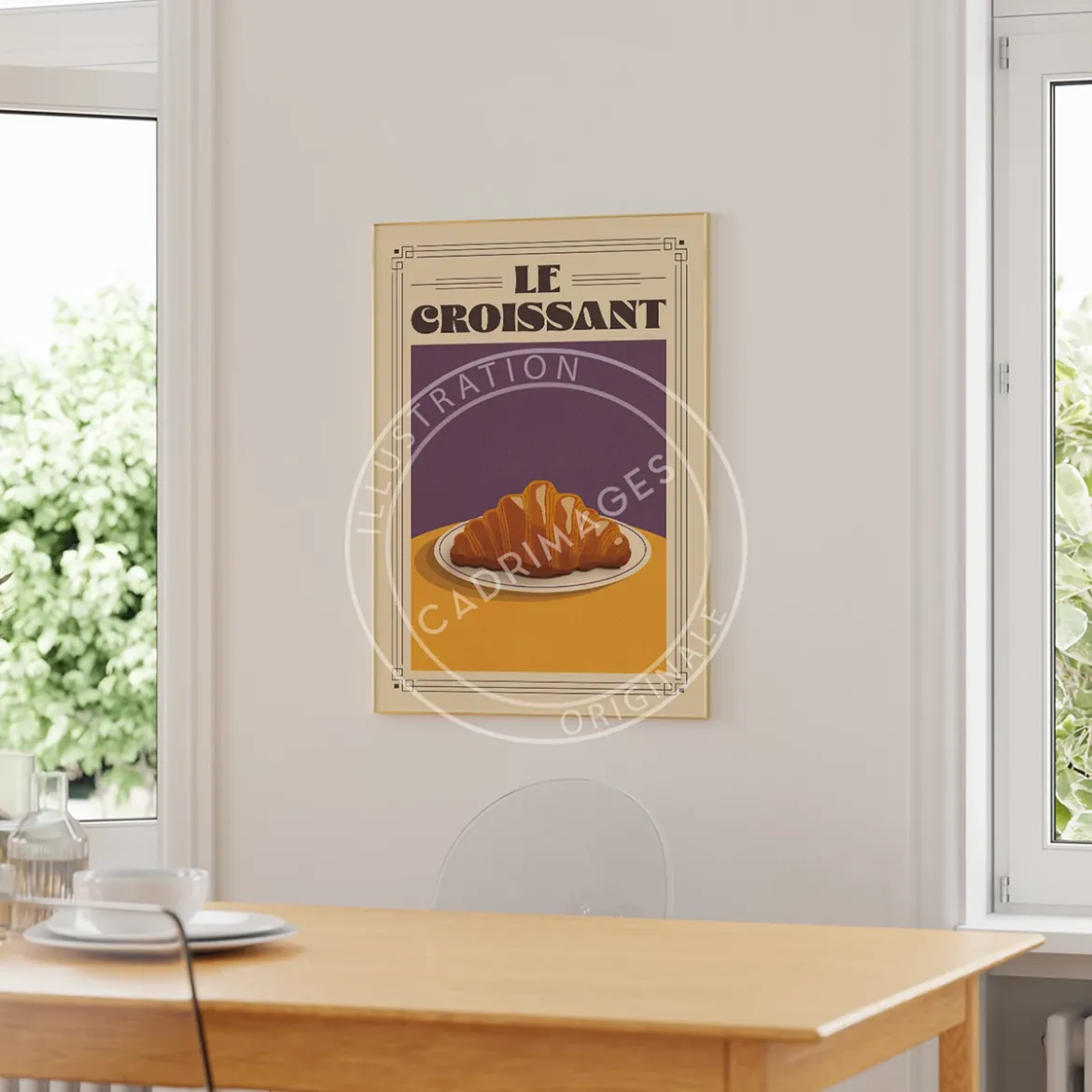 Affiche culture - Le Croissant