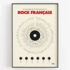 Affiche déco - Anthologie du rock - 50x70 cm