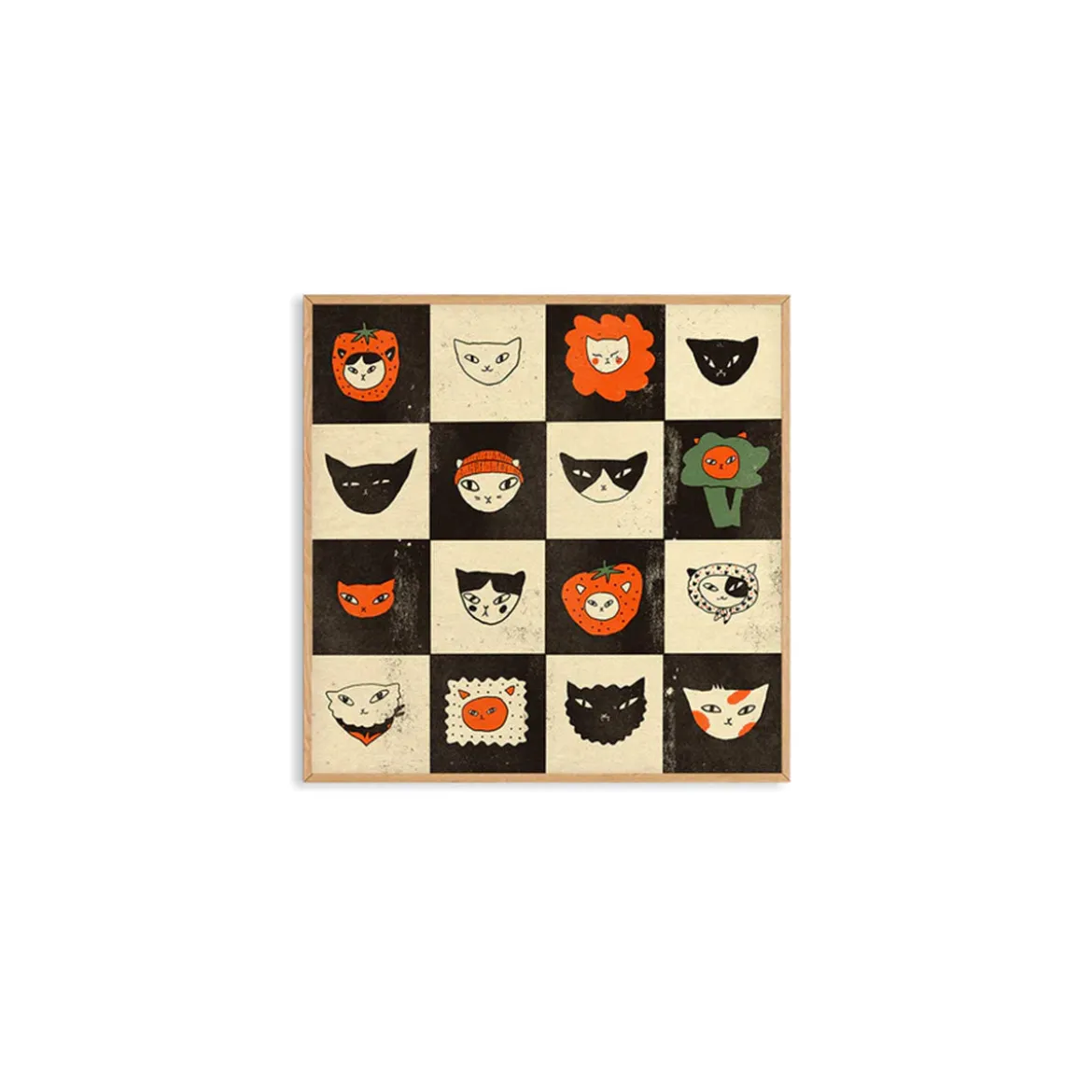 Affiche Enik? Eged - Cat Bingo II - 50 x 50 cm