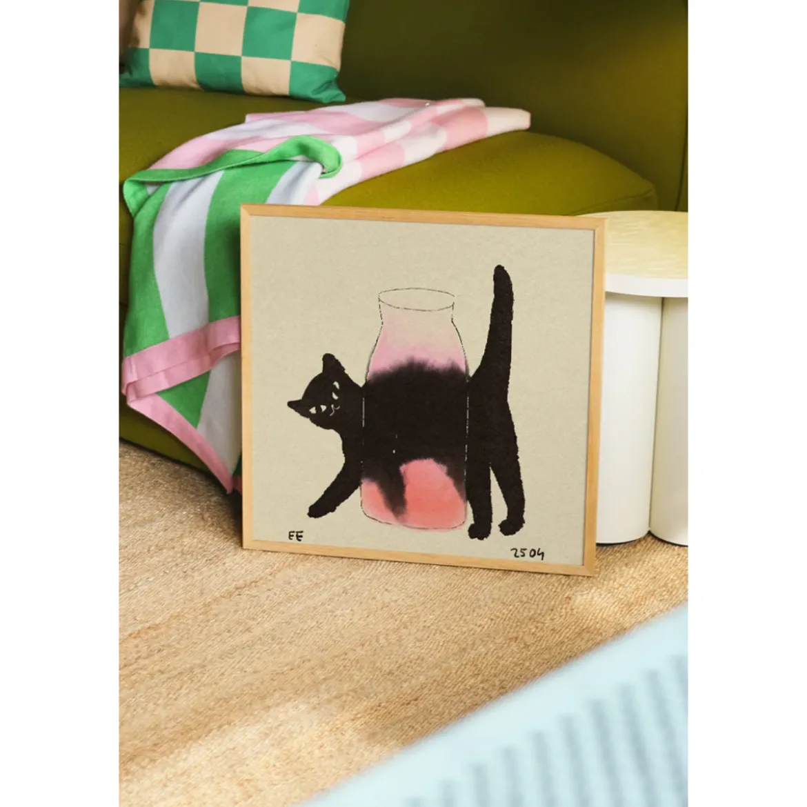 Affiche Enikő Eged - Cat Bottle