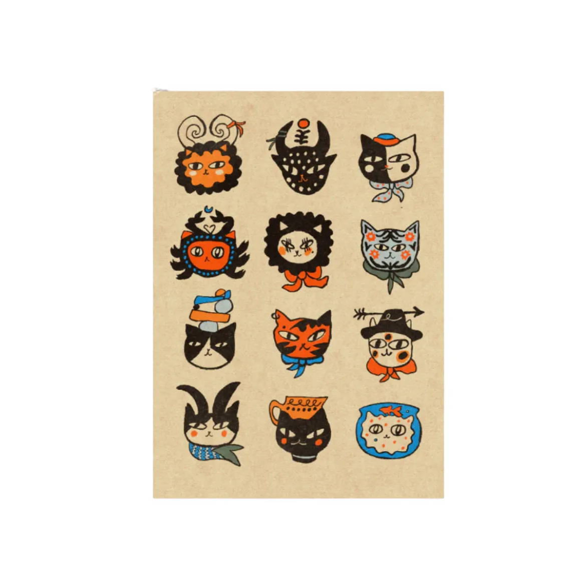 Affiche Enikő Eged - Cat Horoscope