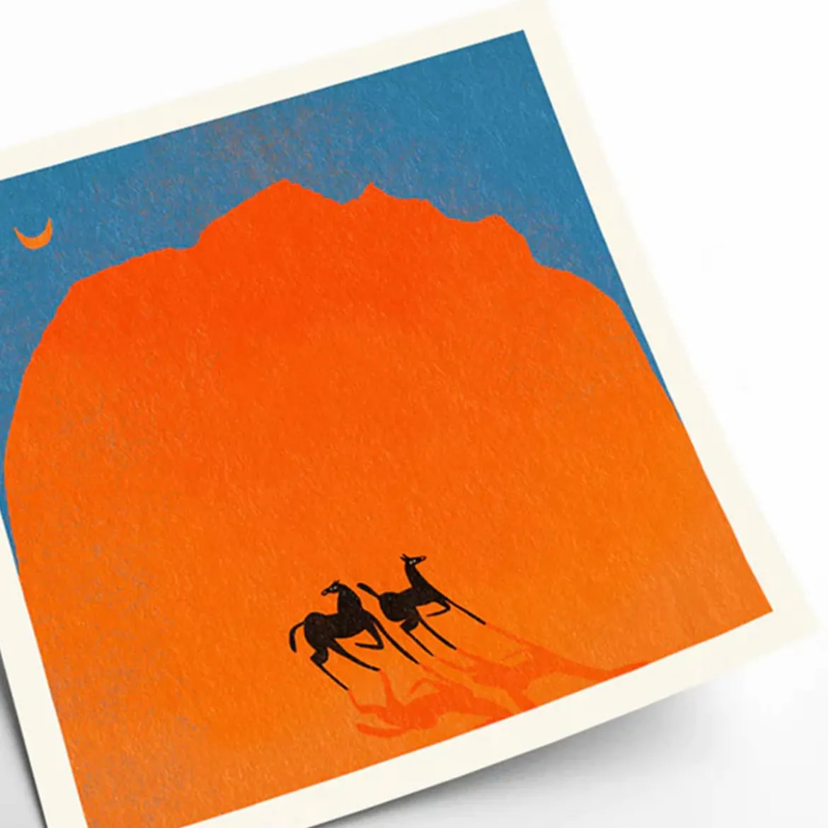Affiche Enik? Eged - Horses of Wadi Rum - 50 x 50 cm