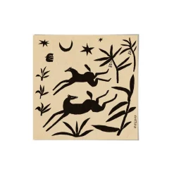 Affiche Enik? Eged - Papercut Horses - 50 x 50 cm
