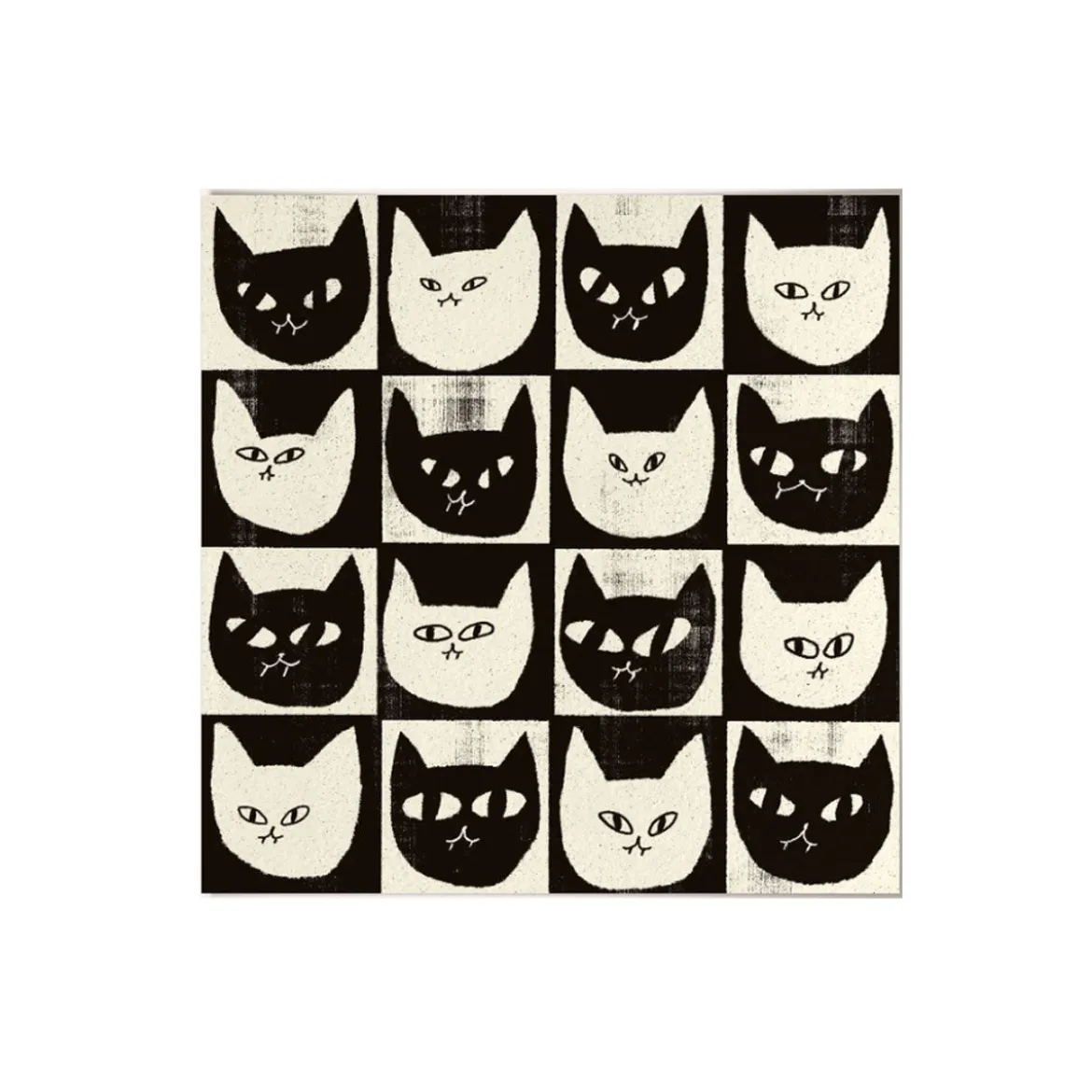 Affiche Eniko Eged Black Cat White