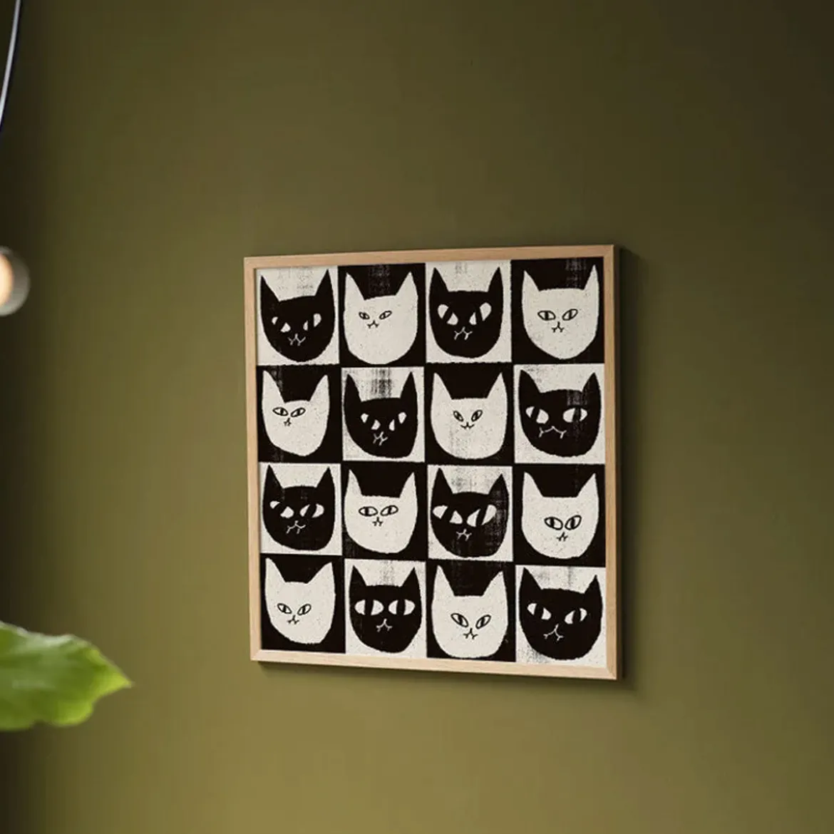 Affiche Eniko Eged Black Cat White