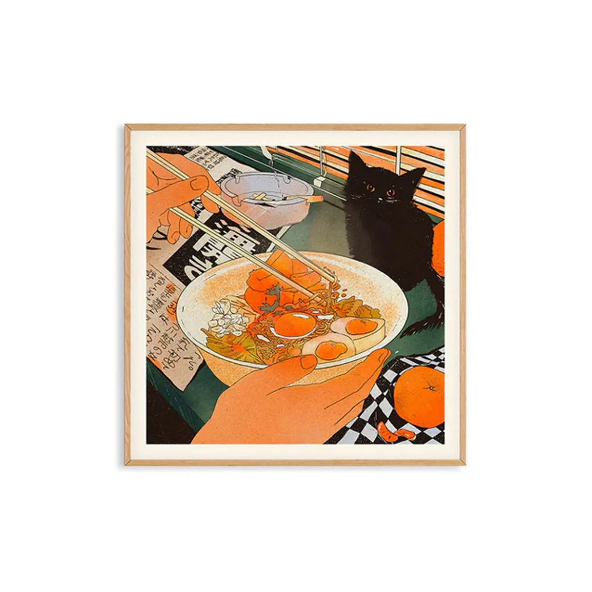 Affiche Eniko Eged - Bodega Cat Kimchi