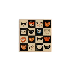 Affiche Eniko Eged - Cat Bingo - 50 x 50 cm
