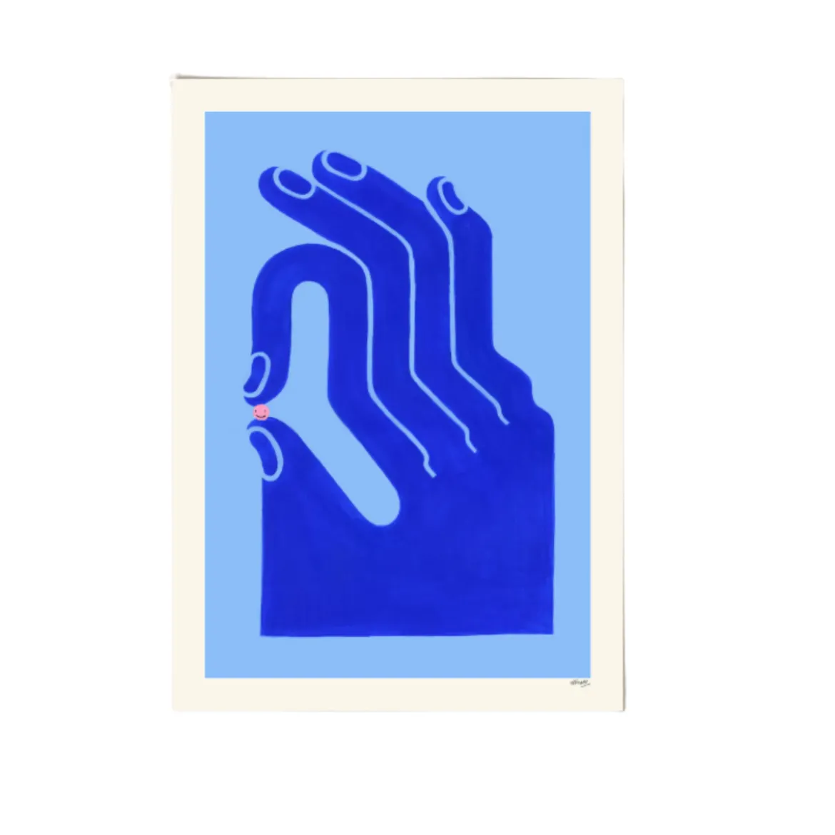 Affiche Frederic Matti - It will be ok Blue