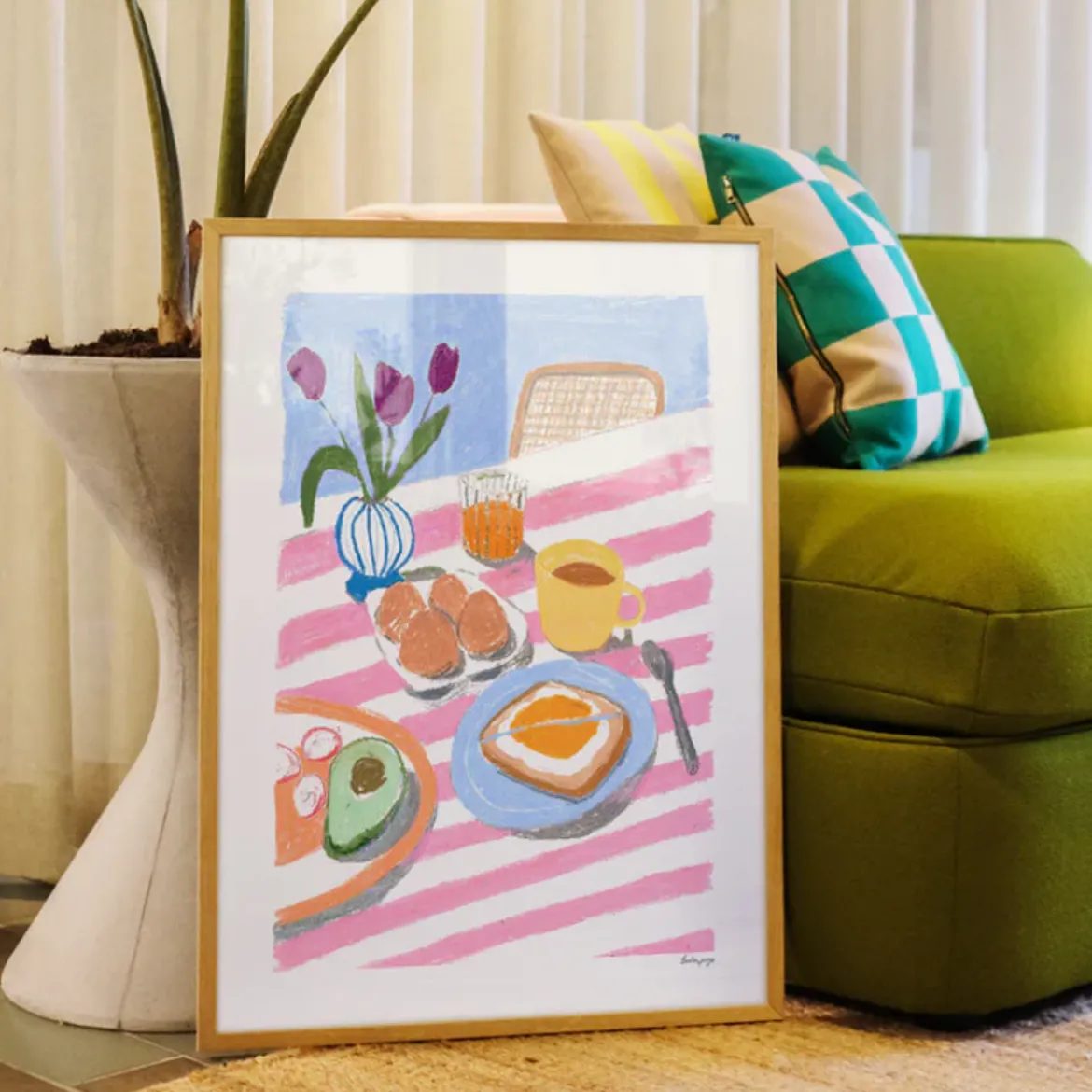 Affiche Laura Page - Marmelade Breakfast
