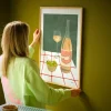 Affiche Laura Page - Wine hug