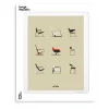 Affiche Le Duo Chaises - 30 x 40 cm