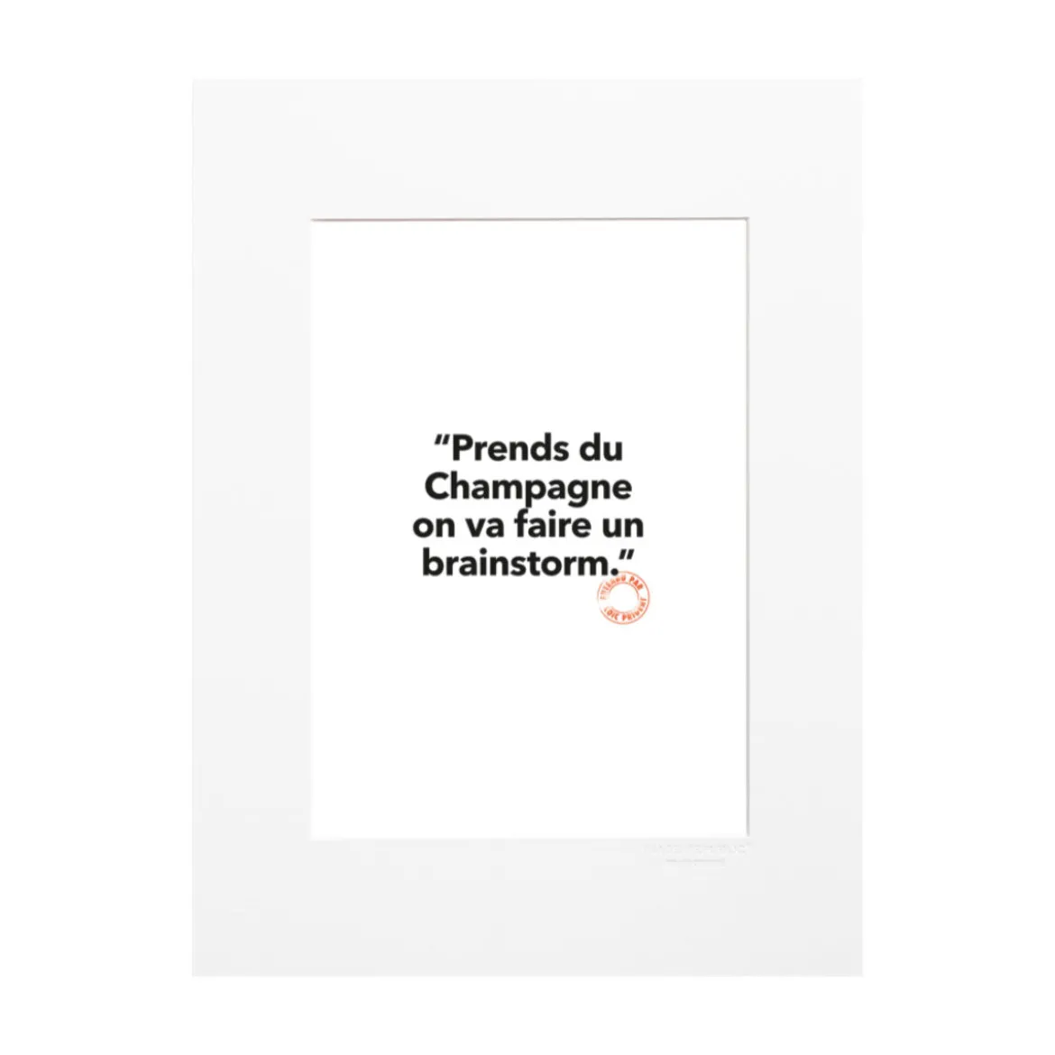 Affiche Loic Prigent 70 Brainstorm - 30 x 40 cm