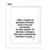 Affiche Loic Prigent Elle A Herite De - 30 x 40 cm