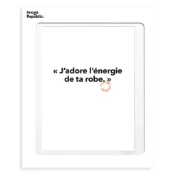 Affiche Loic Prigent J'Adore L'Energie - 30 x 40 cm