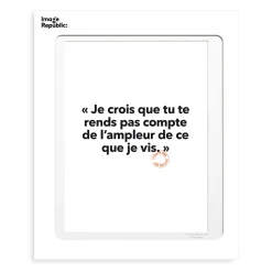 Affiche Loic Prigent Je Crois Que Tu - 30 x 40 cm