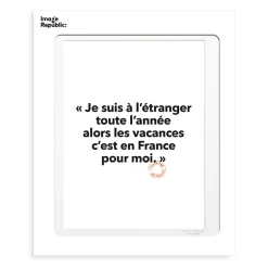 Affiche Loic Prigent Je Suis A - 30 x 40 cm