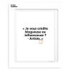 Affiche Loic Prigent Je Vous Credite - 30 x 40 cm