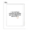 Affiche Loic Prigent Le Vrai Luxe - 56 x 76 cm