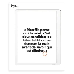 Affiche Loic Prigent Mon Fils Pense - 30 x 40 cm