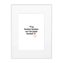 Affiche Loic Prigent 103 T'es breton t'es breton - 30 x 40 cm