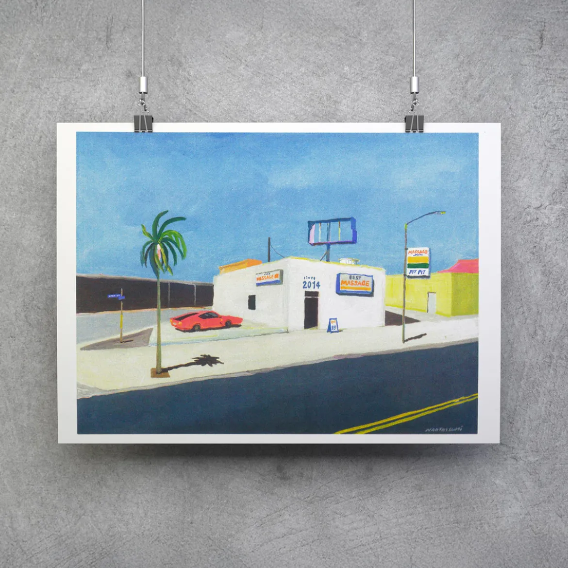 Affiche Lomita, California - Nao Tatsumi