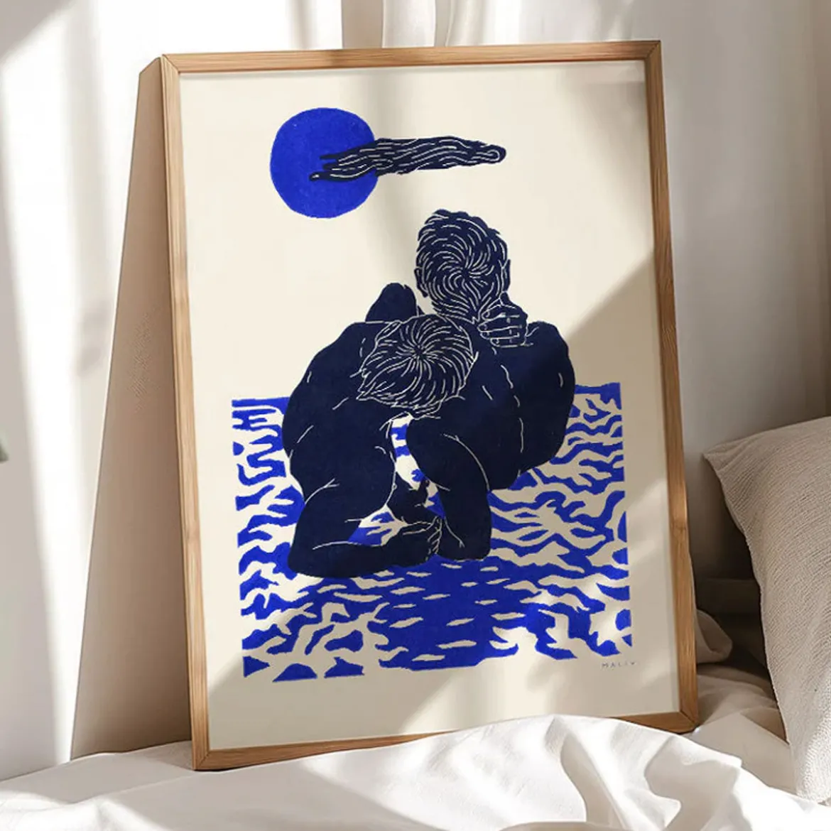 Affiche Maliv Blue Moon II