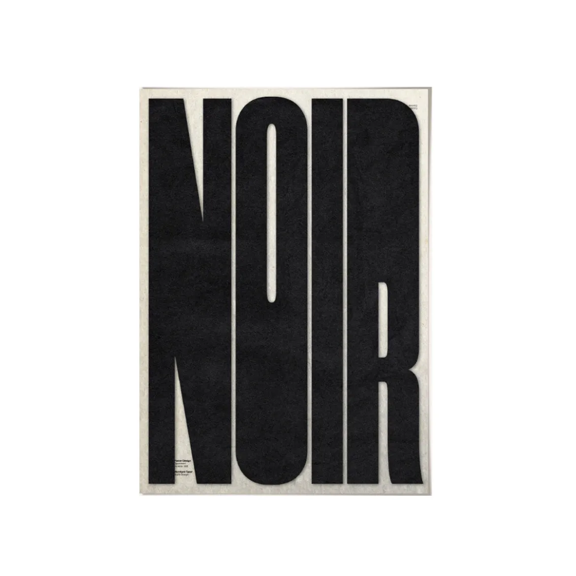 Affiche Meindl Taxer Noir