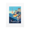 Affiche Monsieur Z French Life - 22 x 22 cm