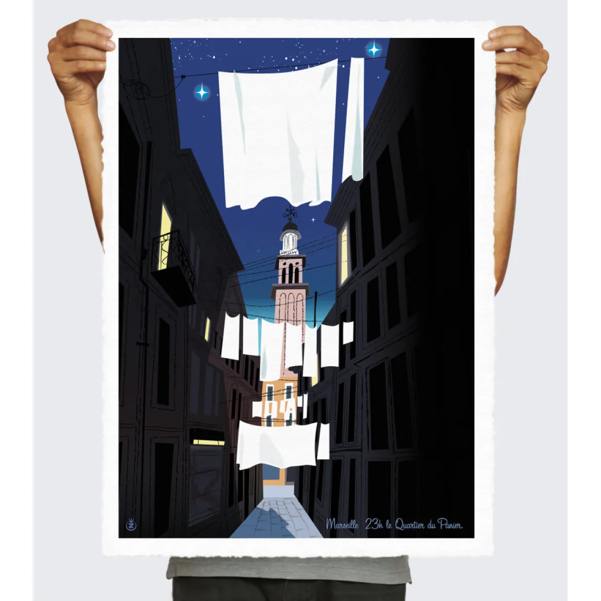 Affiche Monsieur Z marseille - 40 x 50 cm
