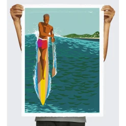 Affiche Monsieur Z paddle - 40 x 50 cm