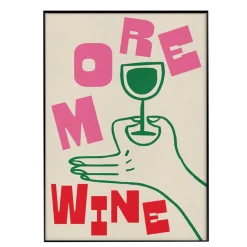 Affiche More Wine