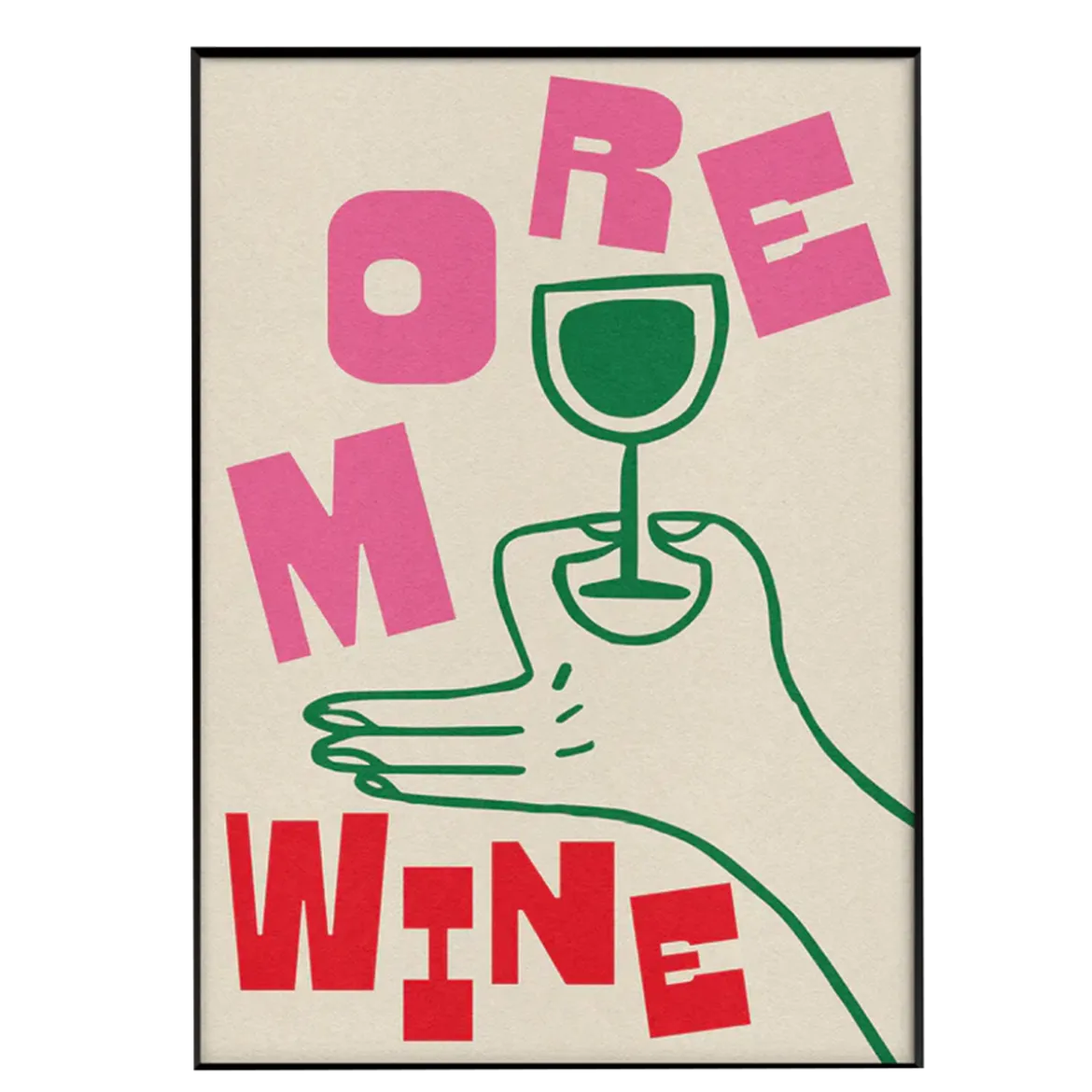 Affiche More Wine