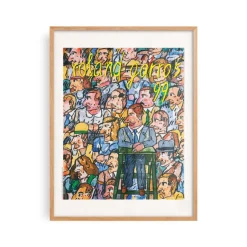 Affiche Roland-Garros 1999 - Antonio Segui - 30 x 40 cm