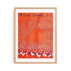Affiche Roland-Garros 1984 - Gilles Aillaud - 30 x 40 cm