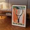 Affiche Roland-Garros 1987 - Gérard Titus-Carmel - 30 x 40 cm