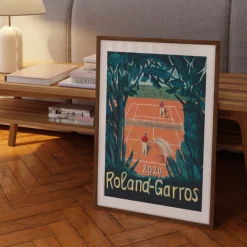 Affiche Roland-Garros 2020 - Pierre Seinturier - 30 x 40 cm