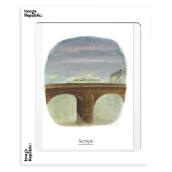 Affiche Sempe Bus Nuit - 40 x 50 cm