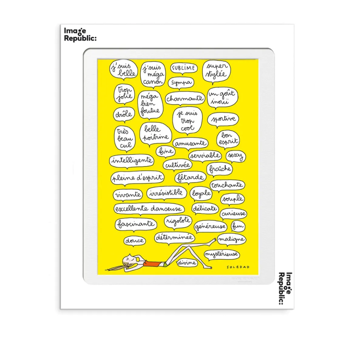 Affiche Soledad Bulles - 30 x 40 cm