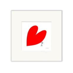 Affiche Soledad Coeur 04 - 22 x 22 cm