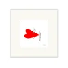 Affiche Soledad Coeur 10 - 22 x 22 cm