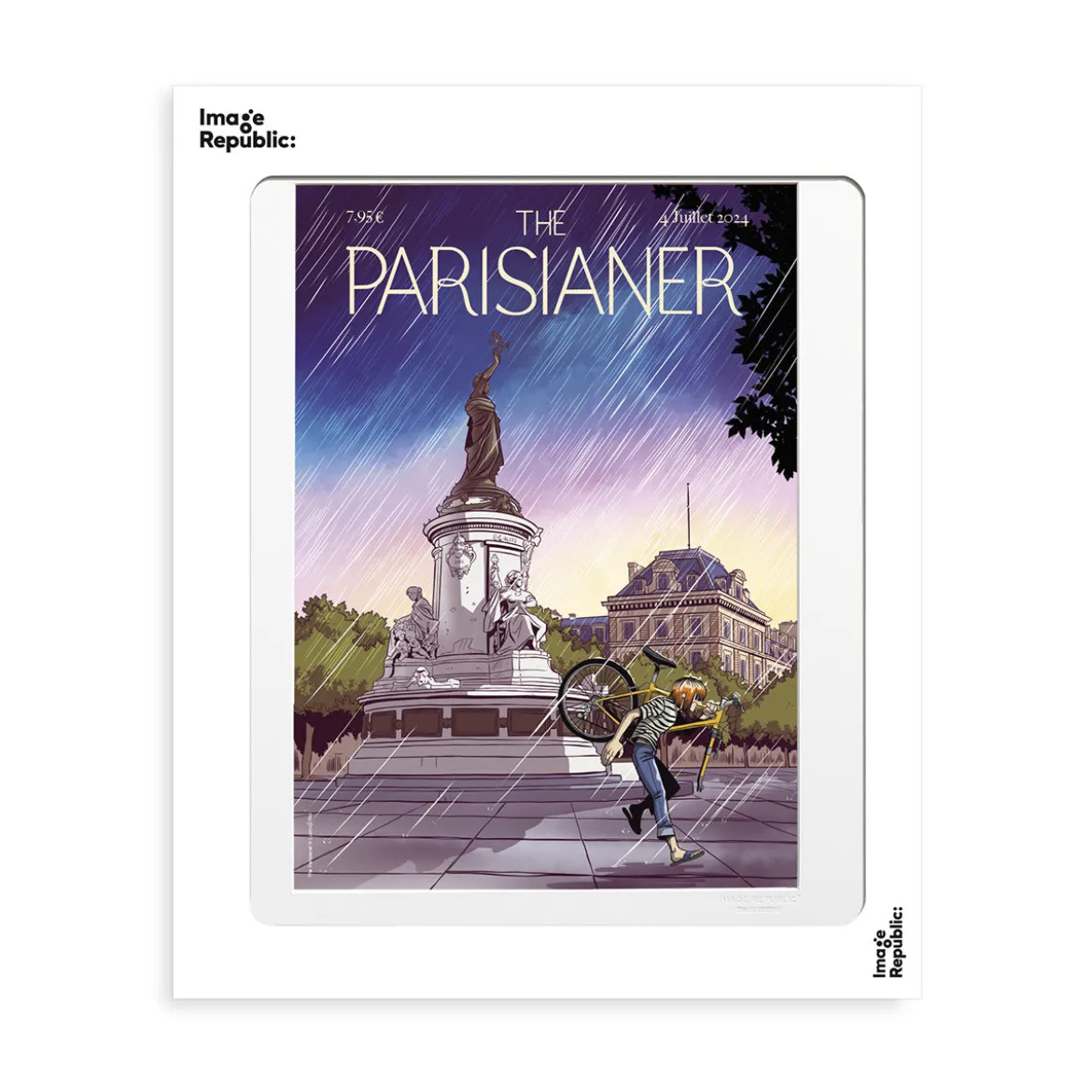 Affiche Triathlon - The Parisianer N°116 - Rio