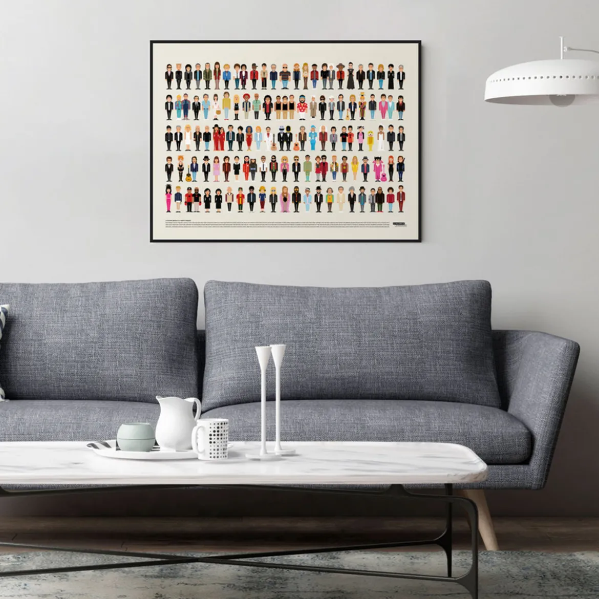 Affiche Vestiaire Musical de la Variété Française