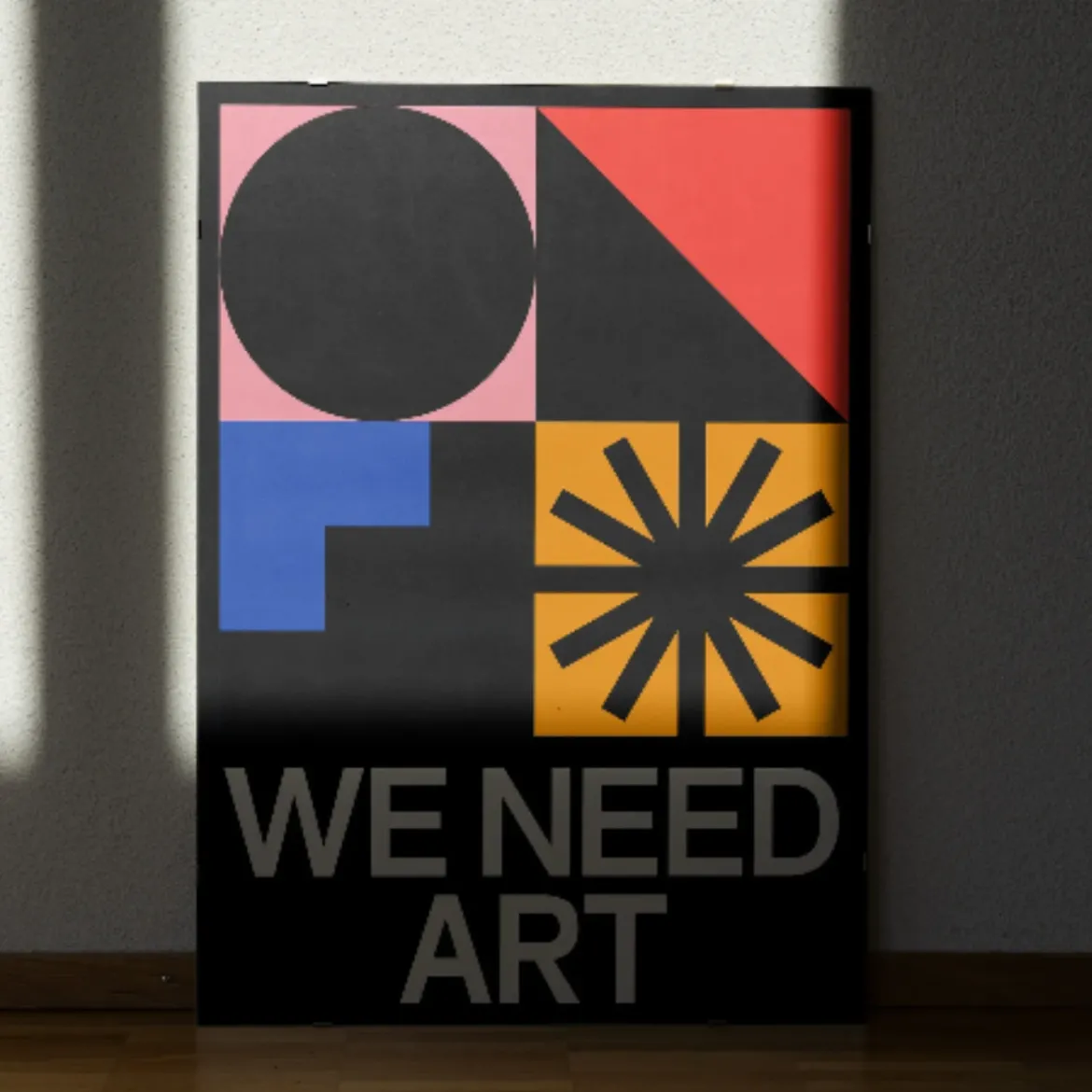 Affiche We Need Art - 50x70 cm