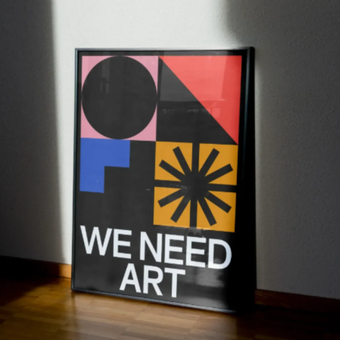 Affiche We Need Art - 50x70 cm
