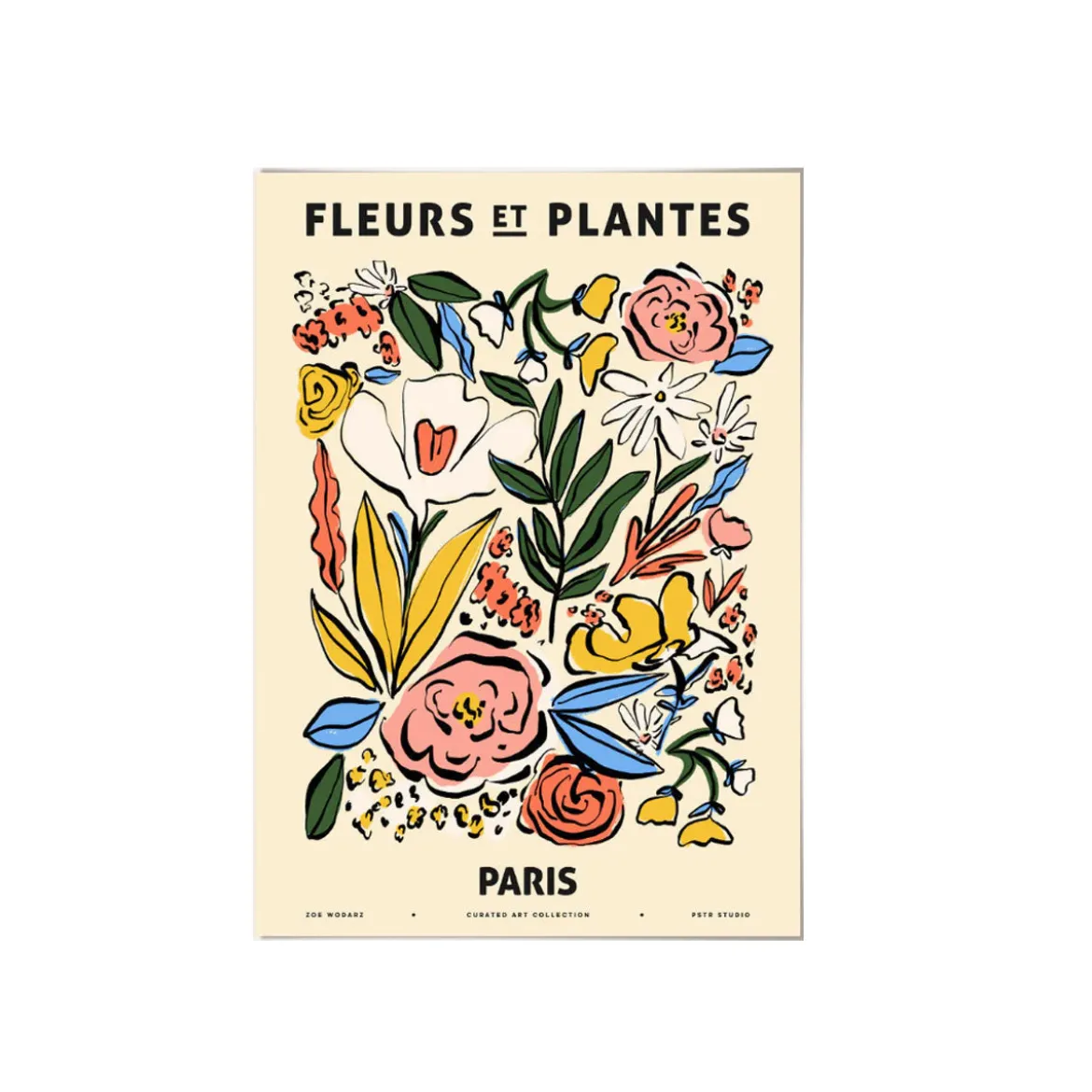Affiche Zoe Fleurs et Plantes Paris - 50 x 70 cm
